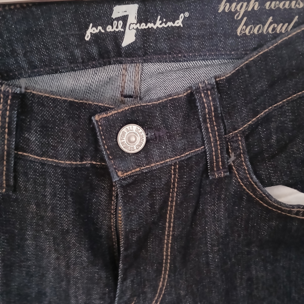 7 For All Mankind Women's Flare Jeans - Dark Blue